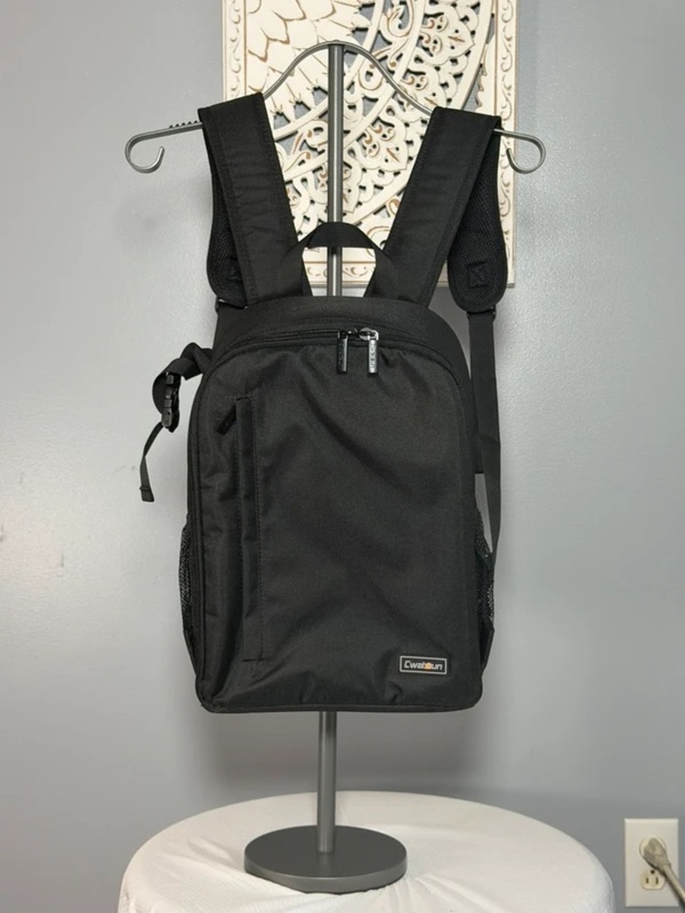 Everyday Black Men’s Backpack by Cwestlum